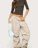 Edikted Edikted Agnez Three-Quarter Sleeve Raglan Top in Brown, Women's at Urban Outfitters - 2