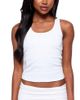 Edikted Edikted Ailsa Ribbed Built In Bra Tank Top - 1