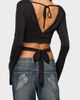 EDIKTED EDIKTED Akari Long Sleeve Wrap Top - 2