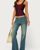 Edikted Edikted Akina Bandage Knit Tank Top in Burgundy, Women's at Urban Outfitters - 2