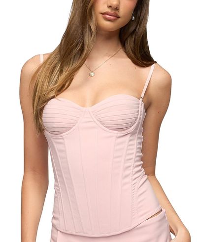 Edikted Edikted Alixa Pleated Detachable Straps Corset