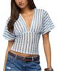 Edikted Edikted Alwyn Flutter Crochet Zigzag Top - 1