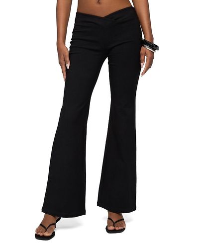 Edikted Edikted Alyce Crossover Flared Pants