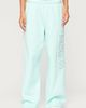 Edikted Edikted Alysa Wide Leg Sweatpants in Aqua, Women's at Urban Outfitters - 1