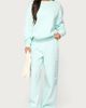 Edikted Edikted Alysa Wide Leg Sweatpants in Aqua, Women's at Urban Outfitters - 2