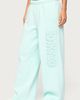 Edikted Edikted Alysa Wide Leg Sweatpants in Aqua, Women's at Urban Outfitters - 3