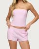 Edikted Edikted Amaliah Striped Shorts in Pink, Women's at Urban Outfitters - 2