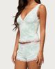 Edikted Edikted Amanu Sequin Lace Micro Shorts in Mint, Women's at Urban Outfitters - 1