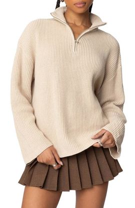 EDIKTED EDIKTED Amour High Neck Oversize Pullover Sweater