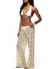 Edikted Edikted Amrita Baggy Crochet Pants - 5