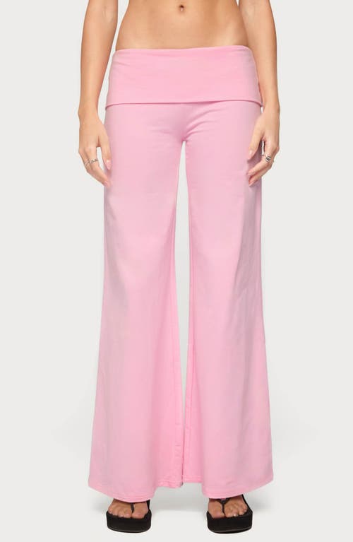 EDIKTED EDIKTED Angel Energy Wide Leg Foldover Pants