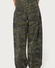 Edikted Edikted Anna Camo Low Rise Baggy Jeans in Olive, Women's at Urban Outfitters - 4
