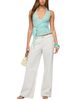 Edikted Edikted Aquarelle Striped Wrap Halter Top - 3