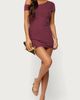 Edikted Edikted Aruna Off Shoulder Lacey Mini Dress in Plum, Women's at Urban Outfitters - 2