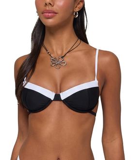 Edikted Edikted Atalia Contrast Cupped Bikini Top