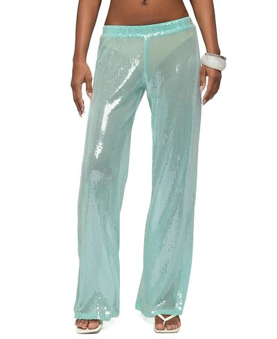 Edikted Edikted Avalee Sequin Wide Leg Pants