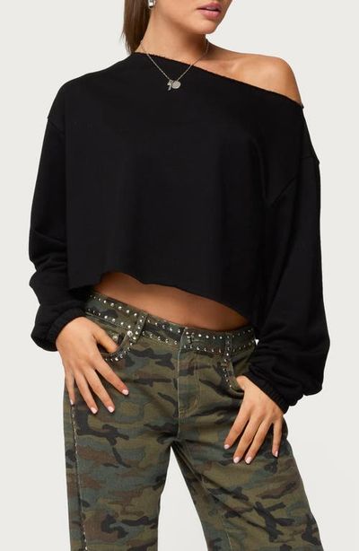 EDIKTED EDIKTED Aveline One-Shoulder Sweatshirt