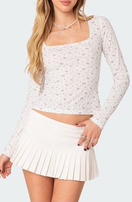 EDIKTED EDIKTED Aviana Pointelle Top