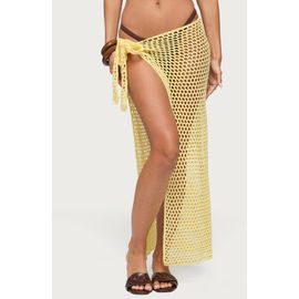 EDIKTED EDIKTED Avigail Crochet Cotton Maxi Sarong