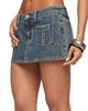 Edikted Edikted Ayala Washed Denim Micro Skort - 4