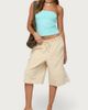 Edikted Edikted Azul Oversized Cargo Bermuda Shorts in Beige, Women's at Urban Outfitters - 2