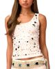 Edikted Edikted Barbie Mixed Sequin Ribbed Tank Top - 1