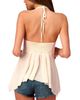 Edikted Edikted Barbie Sequin Chiffon Handkerchief Top - 2