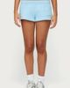 Edikted Edikted Basic Girl Low Rise Sweat Shorts in Light/Blue, Women's at Urban Outfitters - 2