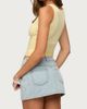 Edikted Edikted Beah Ribbed Knit V Neck Top in Light/Yellow, Women's at Urban Outfitters - 4