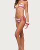 Edikted Edikted Bellie Rhinestone Striped Bikini Bottom in White/And/Pink, Women's at Urban Outfitters - 5