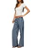 Edikted Edikted Belt Striped Low Rise Baggy Jeans - 3