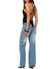 Edikted Edikted Belted Low Rise Straight Leg Jeans - 3