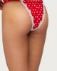 Edikted Edikted Bina Lacey Polka Dot Bikini Bottom in Red/And/White, Women's at Urban Outfitters - 4