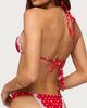 Edikted Edikted Bina Lacey Polka Dot Bikini Top in Red/And/White, Women's at Urban Outfitters - 5