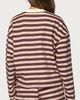 Edikted Edikted Blanchy Striped Long Sleeve Top in Pink/And/Brown, Women's at Urban Outfitters - 5