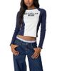 Edikted Edikted Brooklyn Raglan Long Sleeve T Shirt - 1