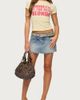 Edikted Edikted Brunette T Shirt Top in Light/Yellow, Women's at Urban Outfitters - 2