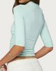 Edikted Edikted Calypso Wrap Neck Top in Mint, Women's at Urban Outfitters - 5