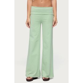EDIKTED EDIKTED Cammy Wide Leg Foldover Pants