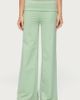 Edikted Edikted Cammy Wide Leg Foldover Pants in Green, Women's at Urban Outfitters - 1