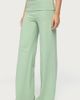 Edikted Edikted Cammy Wide Leg Foldover Pants in Green, Women's at Urban Outfitters - 4