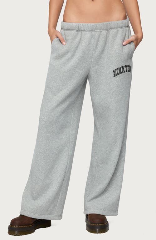 EDIKTED EDIKTED Camo Crush Logo Wide Leg Sweatpants