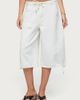 Edikted Edikted Cargo Bermuda Shorts in White, Women's at Urban Outfitters - 1
