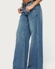 Edikted Edikted Casta Heart Low Rise Baggy Jeans in Medium/Blue/Washed, Women's at Urban Outfitters - 4