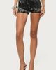 Edikted Edikted Cathy Bead & Sequin Micro Shorts in Black, Women's at Urban Outfitters - 1