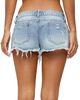 Edikted Edikted Catrine Plaid Pocket Denim Shorts - 2