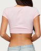 Edikted Edikted Cecey Button Up Crop Top in Pink, Women's at Urban Outfitters - 5