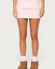 Edikted Edikted Cello Foldover Mini Skirt in Light/Pink, Women's at Urban Outfitters - 1