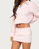 Edikted Edikted Cello Foldover Mini Skirt in Light/Pink, Women's at Urban Outfitters - 2