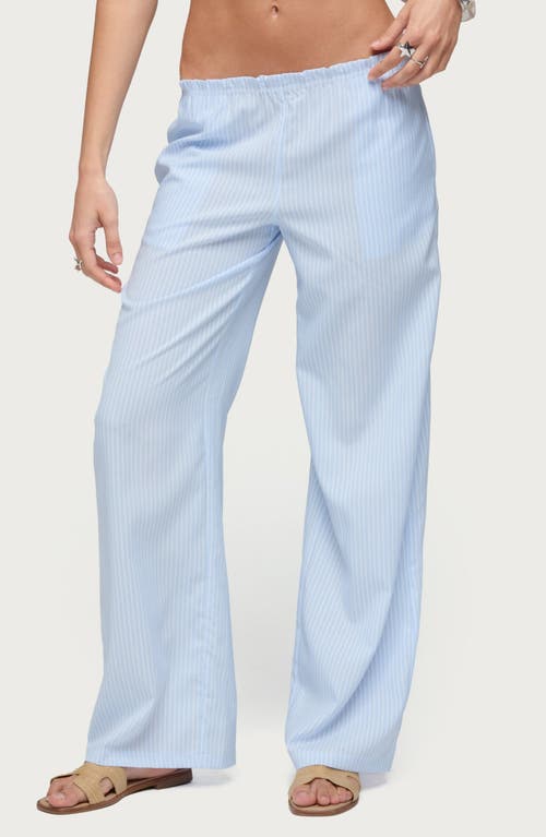 EDIKTED EDIKTED Cersei Stripe Low Rise Straight Leg Pants